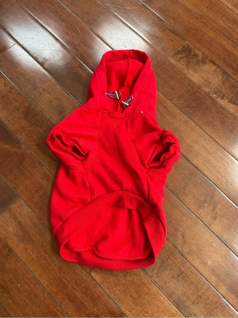Reddy Red “LOVE” Dog Hoodie Sweatshirt, size Medium